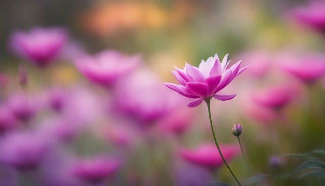 gambar blur flower