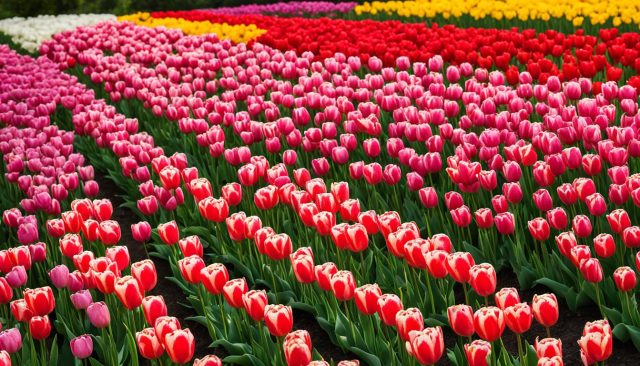 galeri foto bunga tulip indah