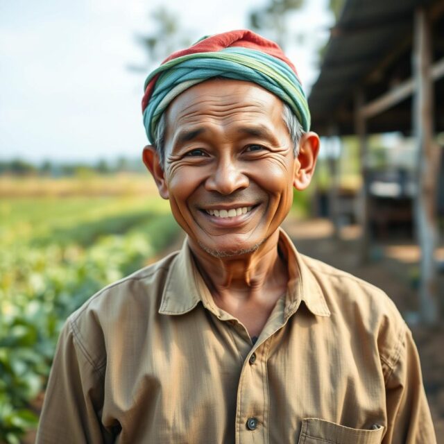 Foto Pak Deni, petani sayuran organik yang menggunakan Pupuk ABMIX Premium Foto Pak Deni, petani sayuran organik yang menggunakan Pupuk ABMIX Premium