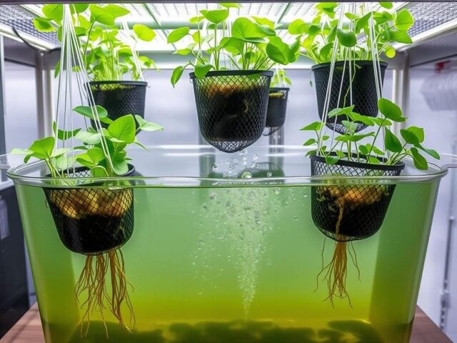 Sistem hidroponik DWC (Deep Water Culture)