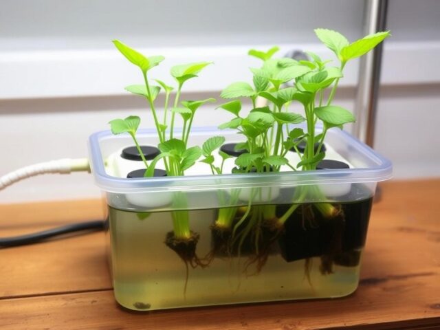 Sistem hidroponik Kratky