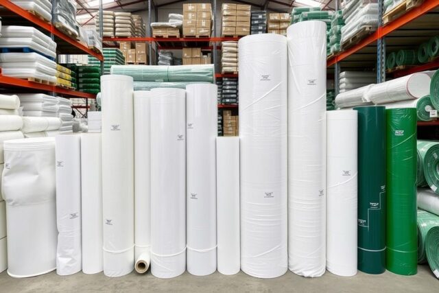 Berbagai ukuran dan ketebalan plastik UV greenhouse