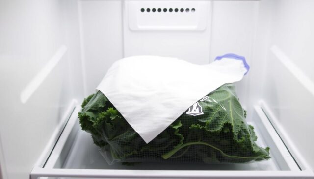 Cara menyimpan kale dalam lemari es dengan benar