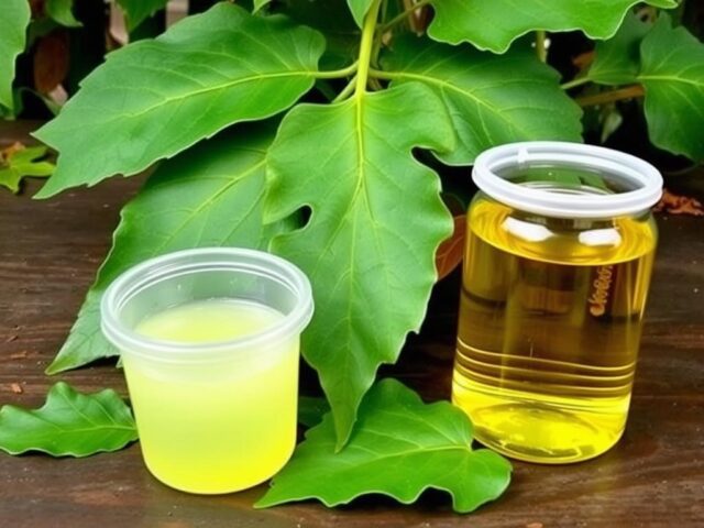 Daun pepaya untuk mengendalikan hama ulat dan penghisap