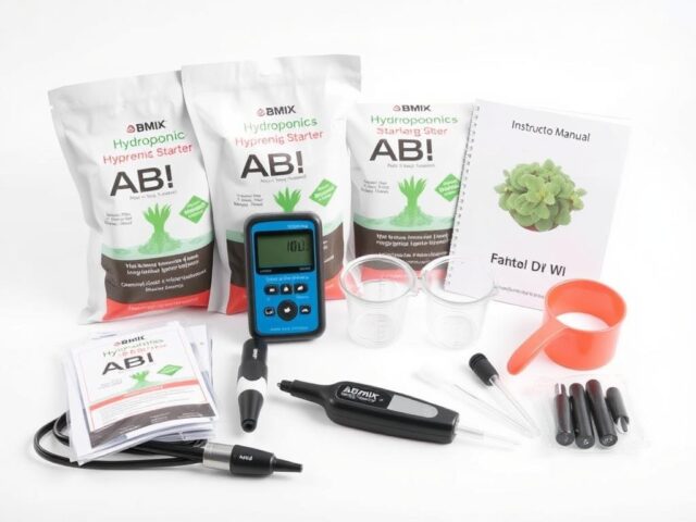 Paket Starter AB Mix Hidroponik lengkap dengan alat ukur