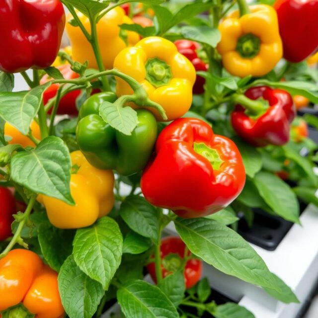 Paprika hidroponik dengan AB Mix