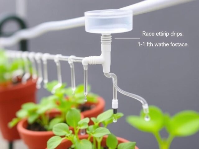 Sistem penyiraman efisien untuk kebun vertikal balkon 1 meter Sistem penyiraman efisien untuk kebun vertikal balkon 1 meter