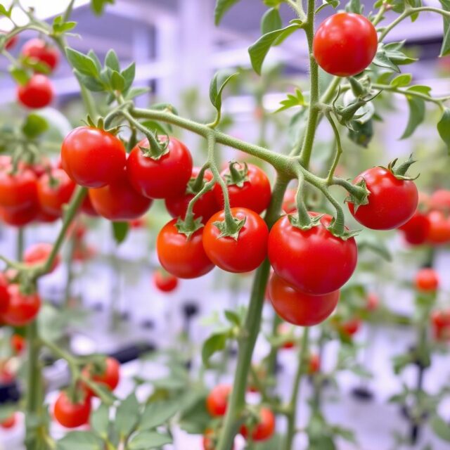 Tomat cherry hidroponik dengan AB Mix