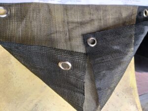 paranet nylon dengan mata ayam