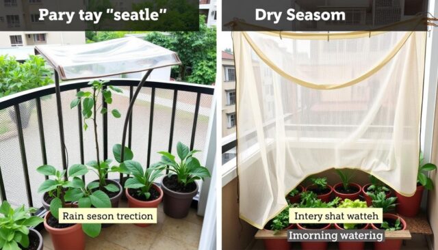 Adaptasi urban farming di balkon untuk berbagai musim