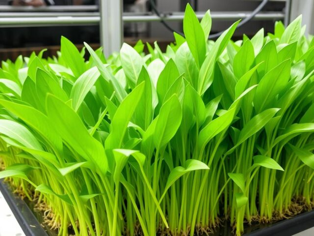 Kangkung tumbuh subur dalam sistem hidroponik, benih cepat panen favorit di Indonesia Kangkung tumbuh subur dalam sistem hidroponik, benih cepat panen favorit di Indonesia