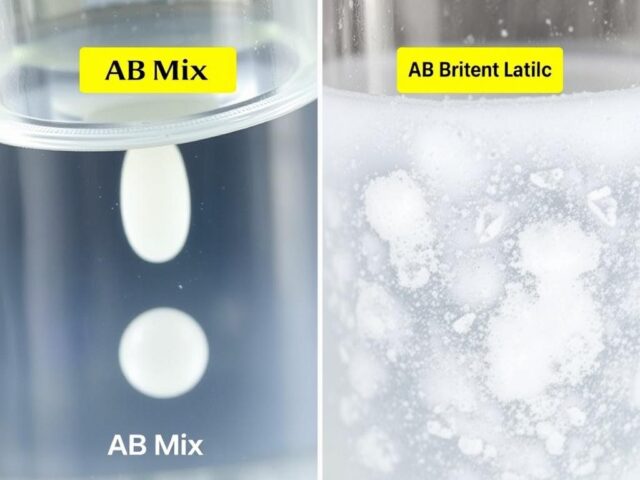 Mencegah pengendapan pada nutrisi AB Mix Mencegah pengendapan pada nutrisi AB Mix