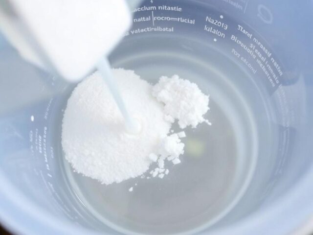 Pembuatan larutan stok A nutrisi AB Mix Pembuatan larutan stok A nutrisi AB Mix
