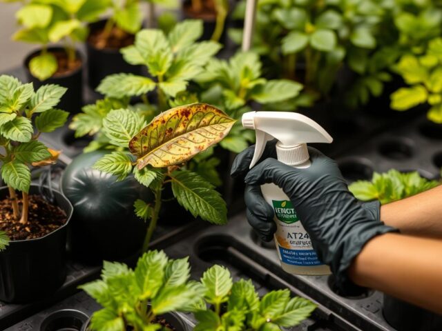 Penanganan infeksi pada tanaman hidroponik untuk solusi daun kuning