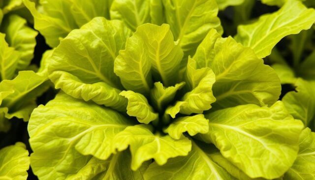 Tanaman hidroponik dengan masalah pH tidak seimbang menyebabkan daun kuning